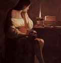 Кающаяся Мария Магдалина (Магдалина Терфа). 1625-1650 - 128 x 94 смХолст, маслоБароккоФранцияПариж. Лувр